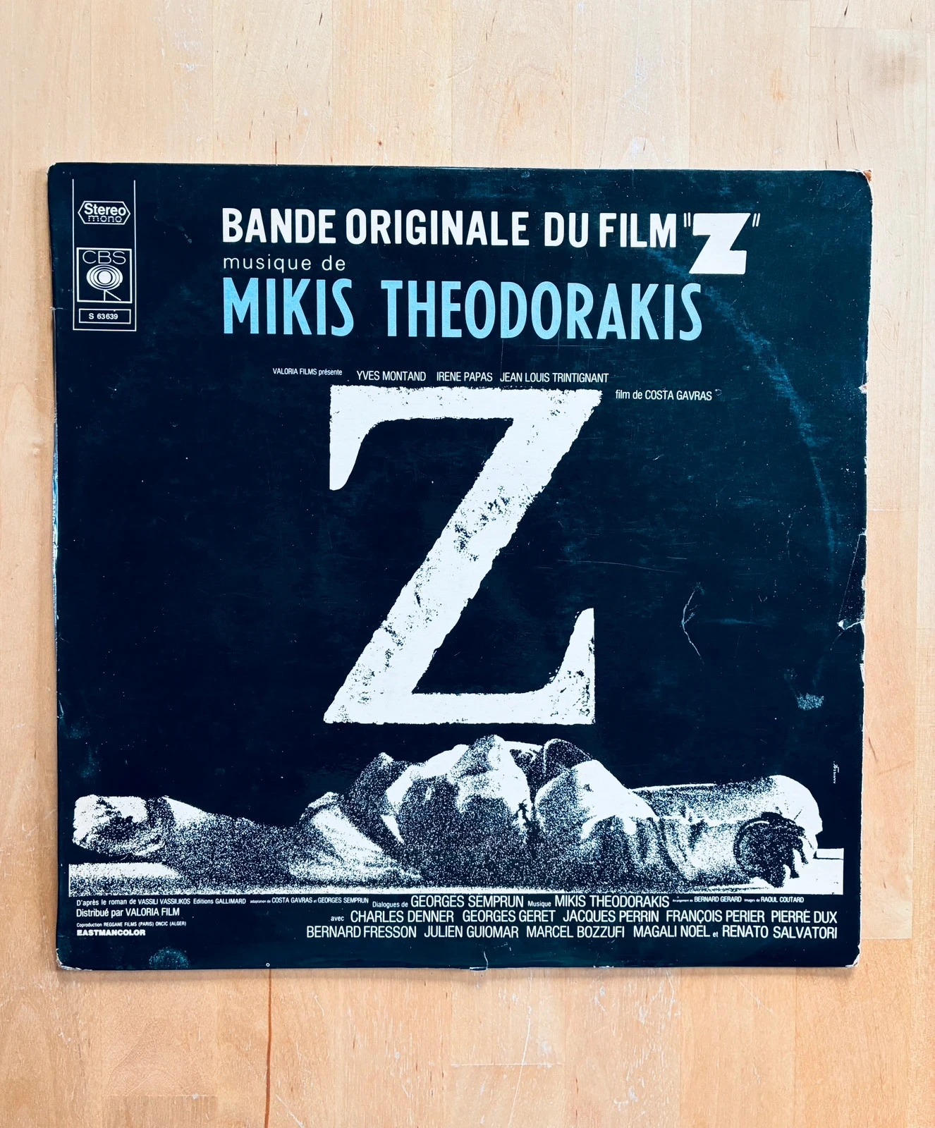 Disque vinyle 33T ost film Z Mikis Theodorakis.